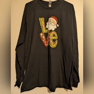 Long sleeve size large Christmas love shirt nwt